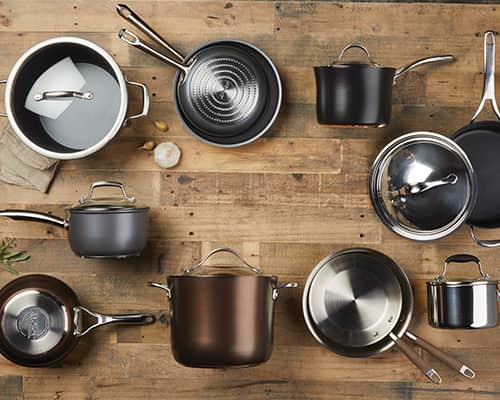 Kitchen pan sets are great, but you always end up with cookware pieces you don't need. However with Anolon, you can choose 3 or more products from our Create Your Own range, build your own tailored pan set - and get 15% off!